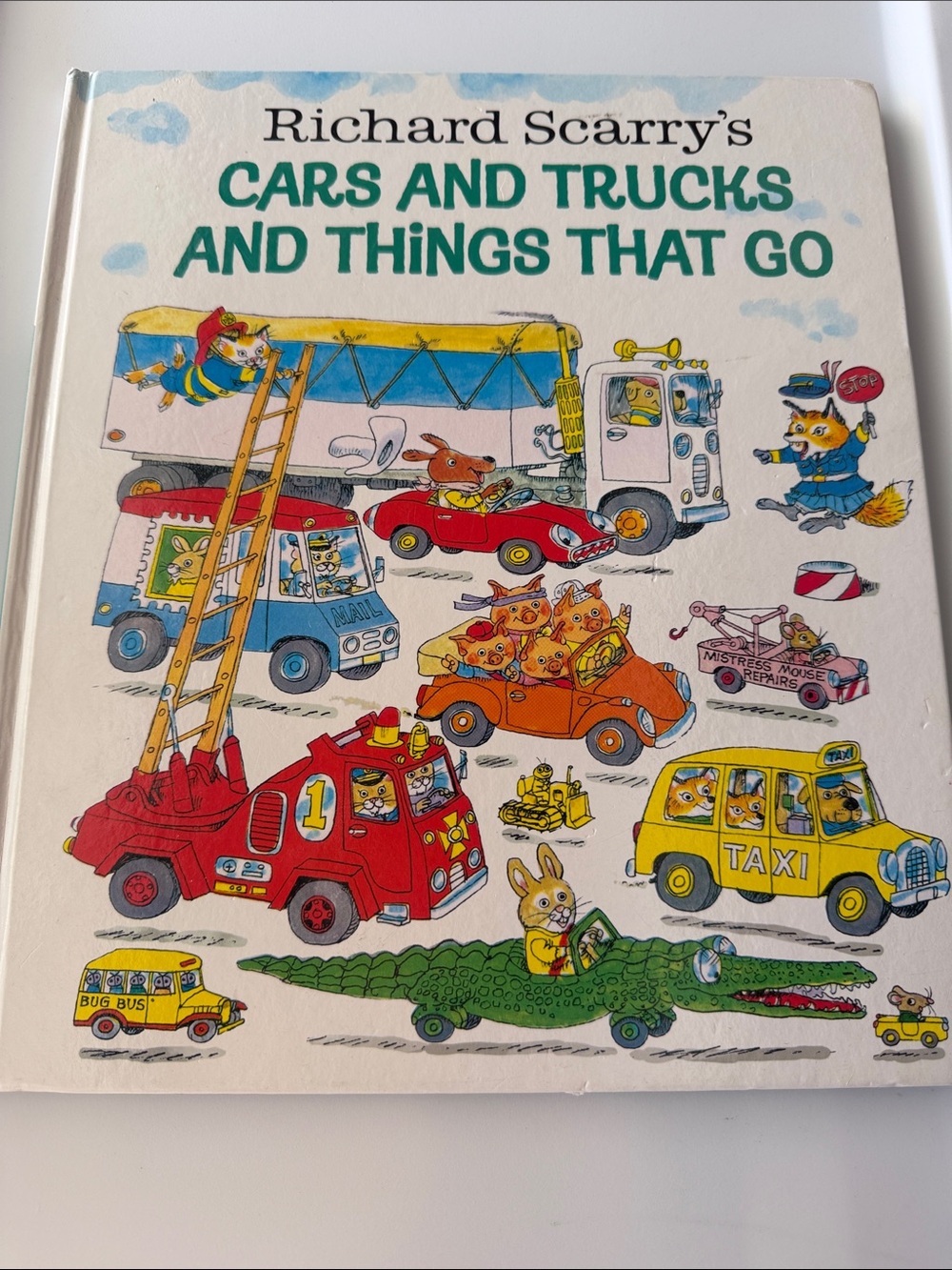 Cars and Trucks and Things That Go - White Cover